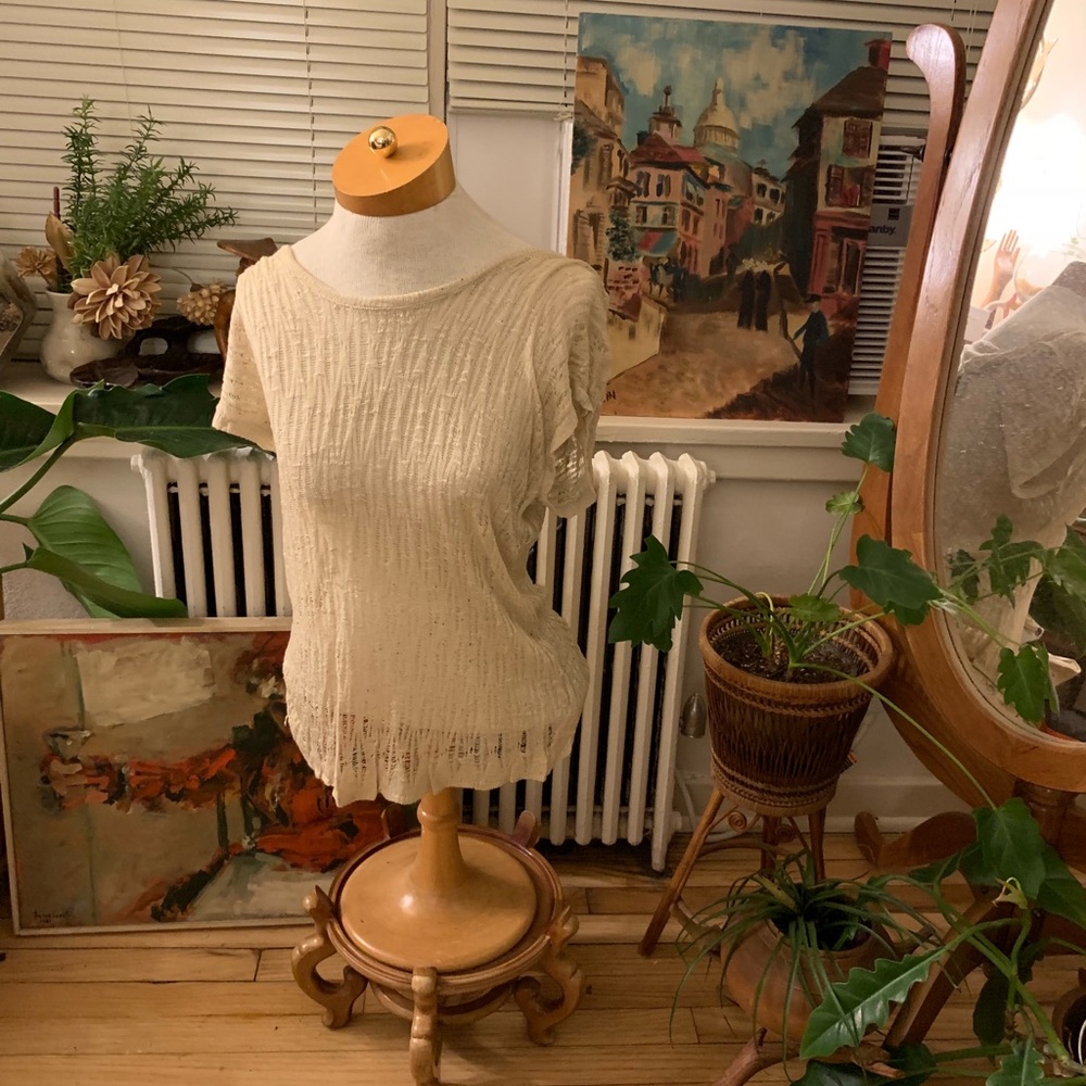 Woven t-shirt